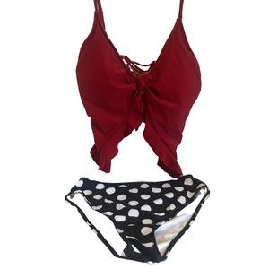 Amazon High Waisted Swimsuit Size Large